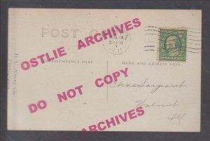 Sterling ILLINOIS RPPC 1911 TYPEWRITING DEPARTMENT Interior SCHOOL Business IL