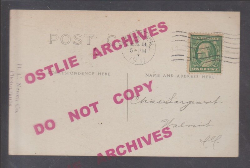 Sterling ILLINOIS RPPC 1911 TYPEWRITING DEPARTMENT Interior SCHOOL Business IL