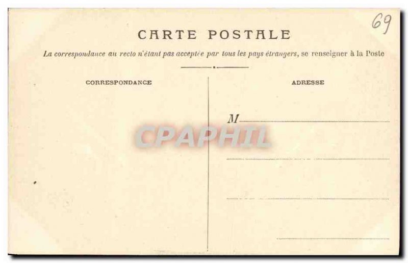 Postcard Old Lyon Pont Lafayette