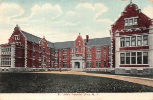 UTICA, NY New York    ST LUKE'S HOSPITAL   Oneida County     1911 Postcard