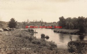 TN, Wolf River, Tennessee, RPPC, Campsite, Nessa Photo No 2626