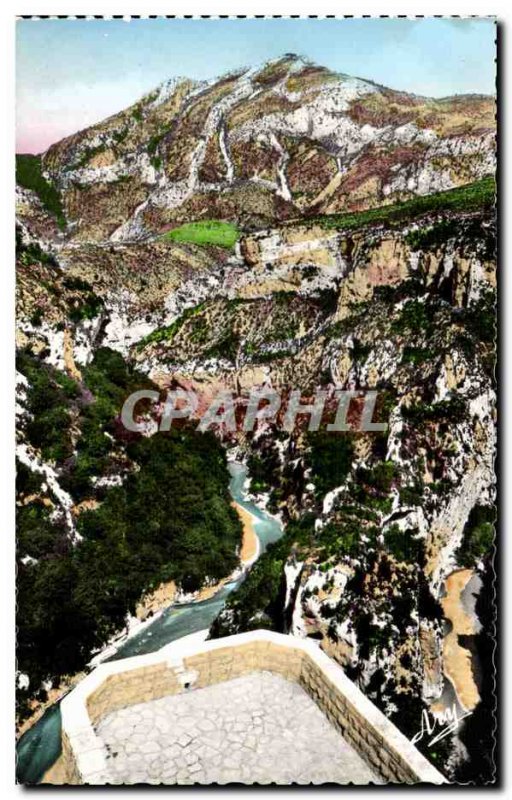 Verdon - The Picturesque Gorge - A Balcony Mescla - Old Postcard