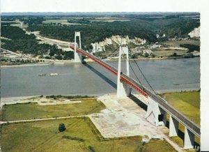 France Postcard - Le Pont De Tancarville - Ref 10815A