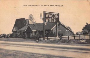 Smyrna Delaware Wagon Wheel Restaurant Vintage Postcard JI658233