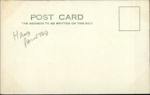 Handmade Hand Painted Castle c1905 Postcard