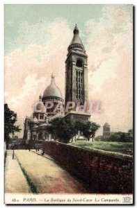 Old Postcard The Rite of Paris Basilica Campanile