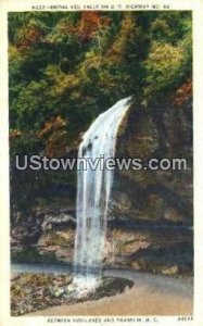 Bridal Veil Falls in Franklin, North Carolina