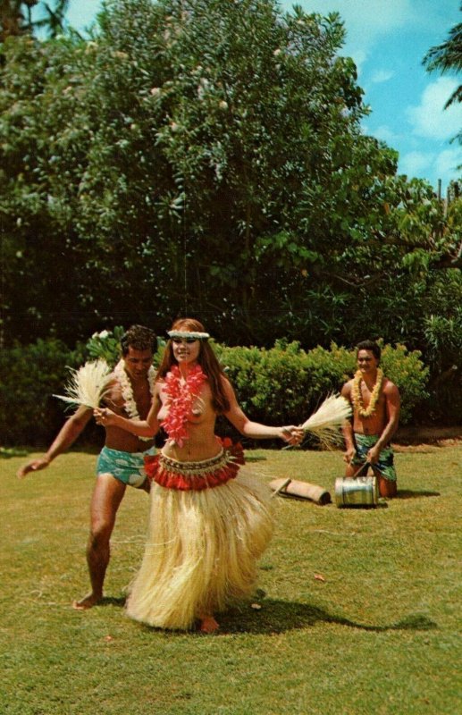 Tahiti Tahitian Dancers Postcard 