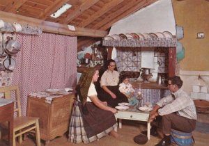 Portugal Fishermens Home Fishing House After Eating Fish Dinner Postcard