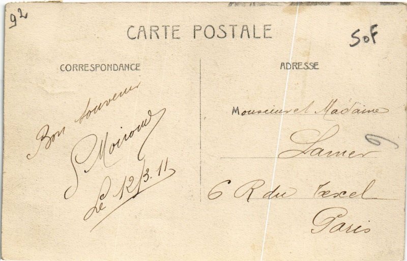 CPA Courbevoie Avenue Marceau (1314280)