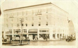 Washington Port Angeles New Elk's Temple #25 RPPC Photo Postcard 22-1969