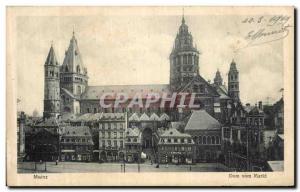 Old Postcard Mainz Dom Vom Markt