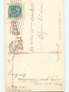 Divided-Back CHRISTMAS SCENE Great Postcard W9655