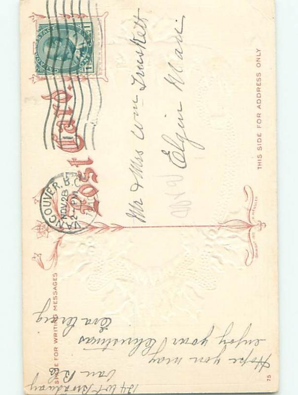 Divided-Back CHRISTMAS SCENE Great Postcard W9655