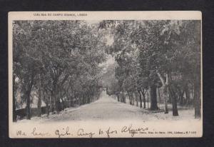 Portugal Uma Rua Do Campo Grande Lisboa Lisbon Postkarte Carte Postale Postcard