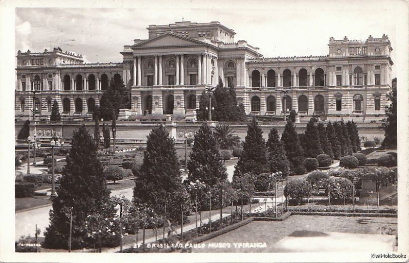 Postcard RPPC Museo Ypiranca Sao Paulo Brasil