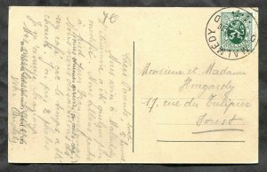 dc45 - BELGIUM Malmedy 1930 CDS Postmark on Domestic Picture Postcard