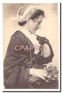 Old Postcard Costume Douarnenez