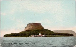 Port Arthur Ontario Thunder Cape 1913 Fort William & Winnipeg RPO Postcard G40