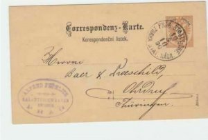 prague 1890 stamps card ref r14922 