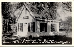 Real Photo Postcard Bentonsport Post Office in Bentonsport, Iowa~134307