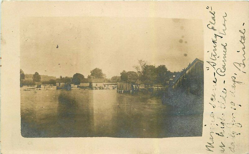 Salem Oregon Stinky Flat 1907 RPPC Photo Postcard 21-10418 