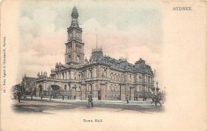 br104552 town hall sidney real photo  australia