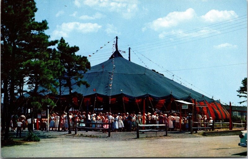 Cape Cod Musical Theater Melody Tent Hyannis Massachusetts MA Postcard Unused 