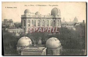 Old Postcard Astronomy Paris L & # 39Observatoire General view