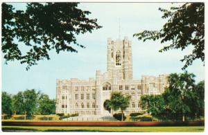 Bronx NYC Keating Hall at Fordham University Postcard 1950s