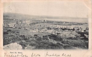 PORT ST MARY-ISLE OF MAN ENGLAND~PANORAMA VIEW~1903 PHOTO POSTCARD
