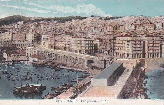 Algeria Alger Vue generale 1914