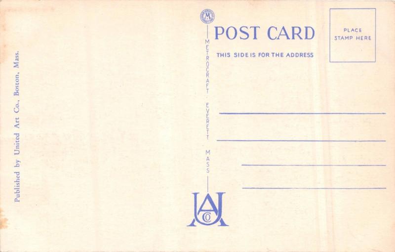 NANTASKET BEACH MASSACHUSETTS~VIEW IN PARAGON PARK POSTCARD