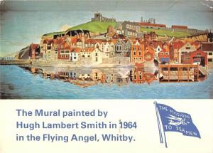 uk36732 the mural painted by lambert smith in the flying angel whitby  uk lot 8