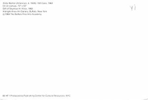 100 Cans 1962, By Andy Warhole 