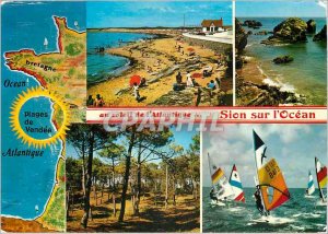 Modern Postcard Saint Jean de Monts Zion on Ocean
