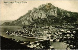 CPA Panorama di Lecco e Vallata ITALY (800824)