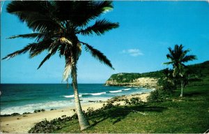 EL Guajataca Puerto Rico Seashore Resort 3c Stamp Liberty Vintage Postcard Vtg 