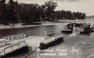 Henderson Ferry Mountain Home Arkansas 1950s Real Photo #2 postcard