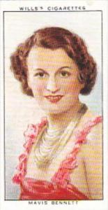 Wills Cigarette Card Radio Personalities 2nd Series No 17 Mavis Bennett