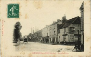 CPA CREVECOEUR-en-AUGE - Route de LISIEUX (140413)