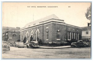 c1940's Post Office Building Newburyport Massachusetts MA Vintage Postcard