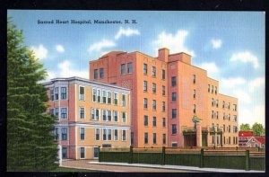 New Hampshire MANCHESTER Sacred Heart Hospital Pub Amoskeag News Agency - Linen