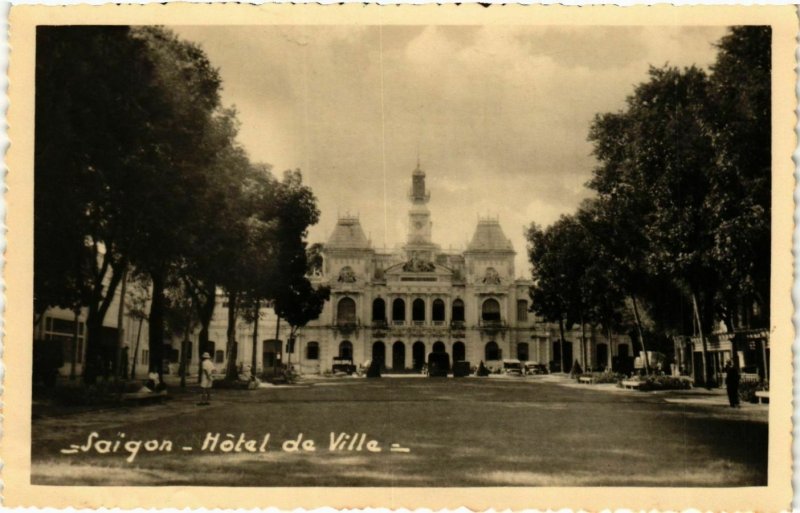 CPA AK INDOCHINA Saigon Hotel de Ville VIETNAM (956783)