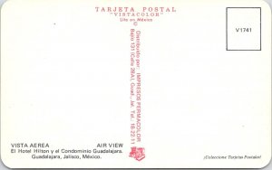 2~ca1950's Postcards Guadalajara Mexico AERIAL VIEW & PLAZA CHILDREN'S FOUNTAIN