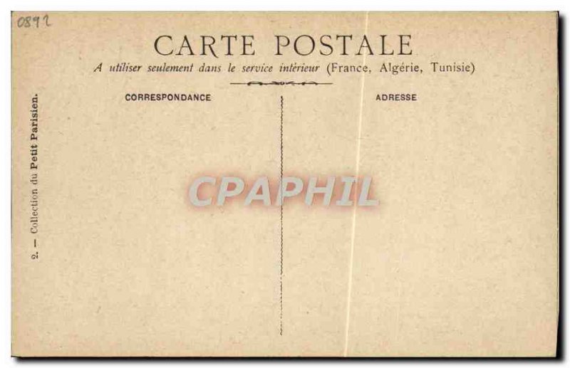 Old Postcard July 14, 1880 Distribution of flags