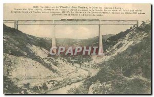 Old Postcard General view of the Geant Fades Viaduct Viaducts of Europe