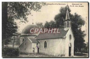 Old Postcard The chapel and the sacristy Remembrance N D Angels