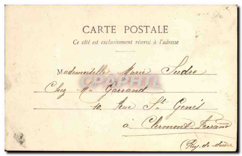 Postcard Old Saint Etienne Courthouse