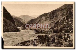 Old Postcard Daluis Gorges Var valley has Daluis